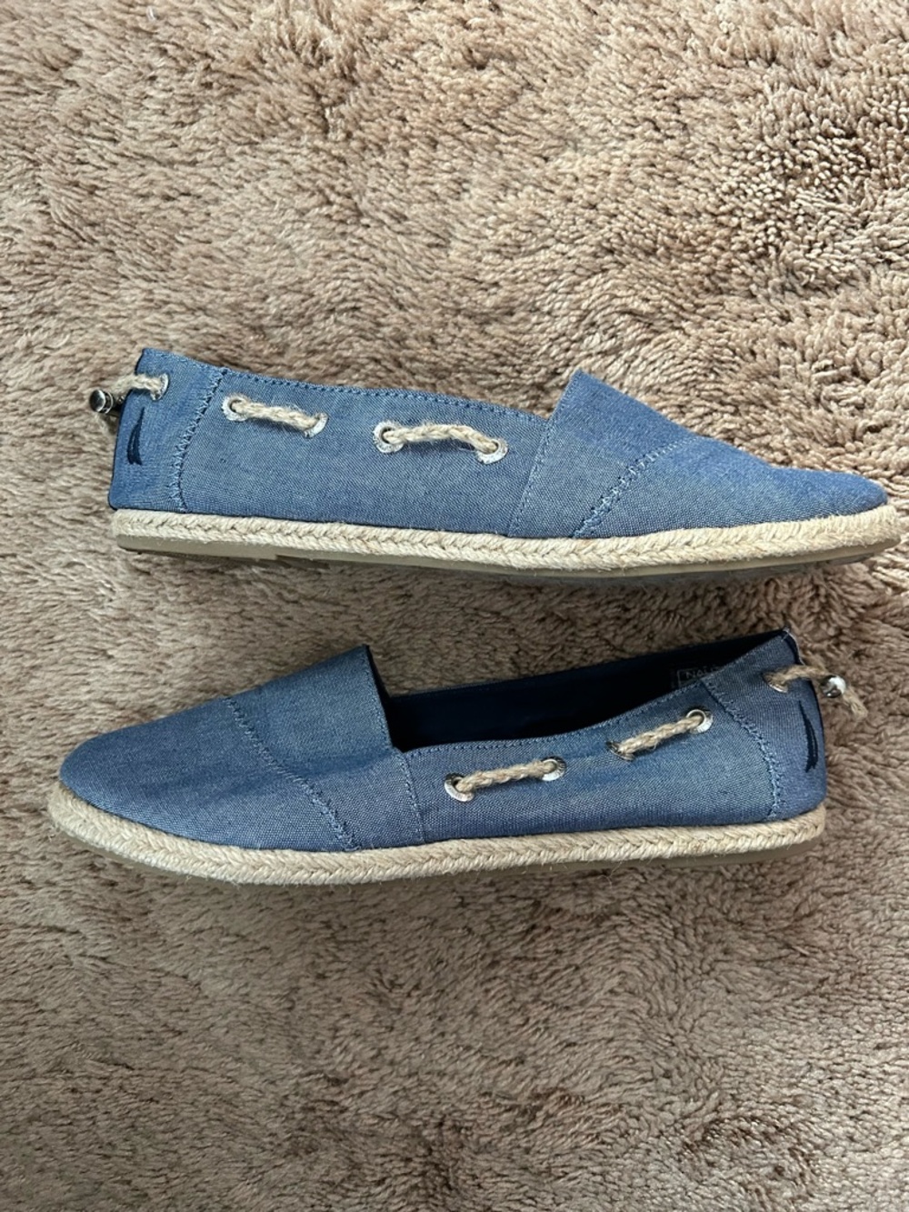 Nautica Women's Denim Blue Slip-Ons